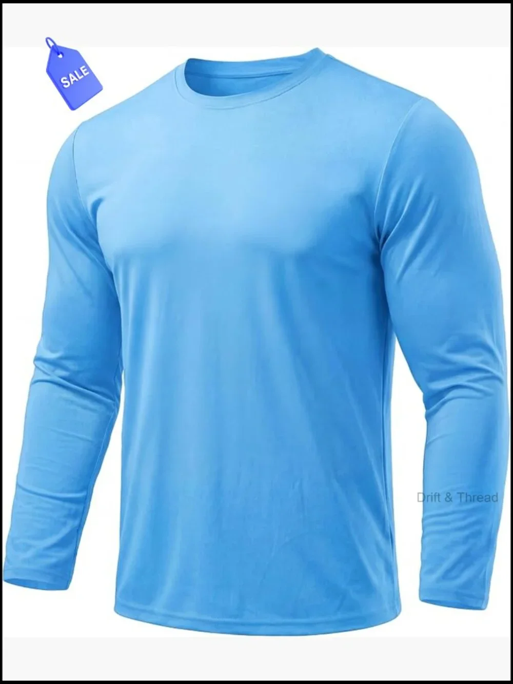 Men's UPF 80 Sun Protection Long Sleeve Shirt Quick Dry Rash Guard